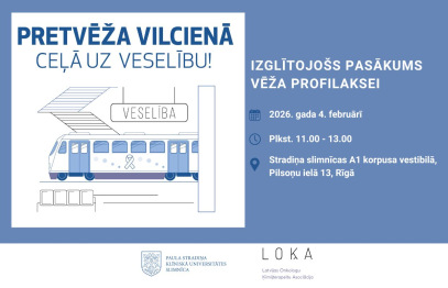 4.februārī Stradiņa slimnīcā notiks izglītojošs pasākums vēža profilaksei
